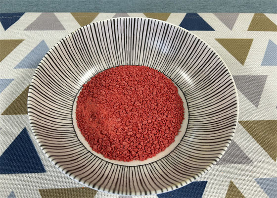 Granulki melaminy o marmurkowym wyglądzie używane do produkcji zastawy stołowej z imitacji porcelany