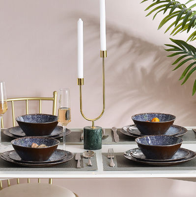 12 Pieces Party Melamine Tableware Set Odporność na ciepło