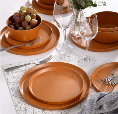 12 sztuk Melaminowe talerze miski Wytrzymała zmywarka bezpieczna bez BPA