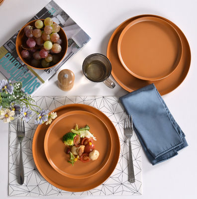 12 sztuk Melaminowe talerze miski Wytrzymała zmywarka bezpieczna bez BPA