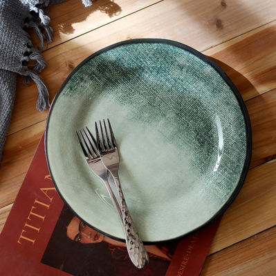 Gufaith Melaminowe talerze, naczynia zestaw na 6 osób, zestawy naczynia melaminowe 6 sztuk, naczynia na zewnątrz, naczynia melaminowe, talerz