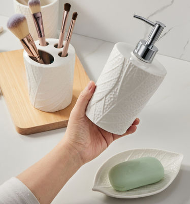 4 sztuk Biały, ceramiczny uchwyt do szczoteczek do zębów Bez ołowiu