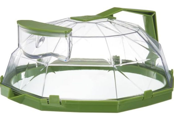 Wspaniały Mikrowave Splatter Cover Jedzenie Kuchnia Gadżety 10 cali z uchwytem