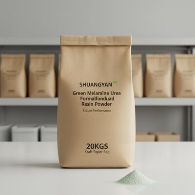 SHUANGYAN Green Melamin Urea Formaldehyd Powder Stabilna wydajność 20KGS/Kraft Paper Bag