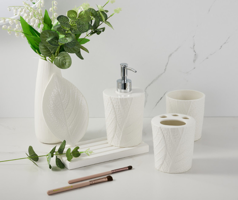 4 sztuk Biały, ceramiczny uchwyt do szczoteczek do zębów Bez ołowiu